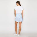 Ruffle Ruffle Stripe Skort - Blue & White Stripe