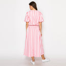 Bubble Gum Pink Stripe Set