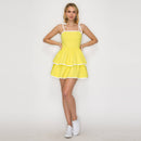 Lemonade Double Ruffle Mini Dress