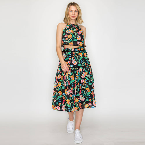 Colorful Jacobean in Black Set