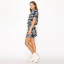 Toile Jacquard pattern top