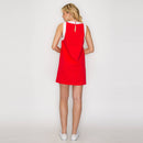 Red & White Retro Mod Look Mini dress