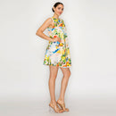 AURORA FLORA Mini Shift Dress
