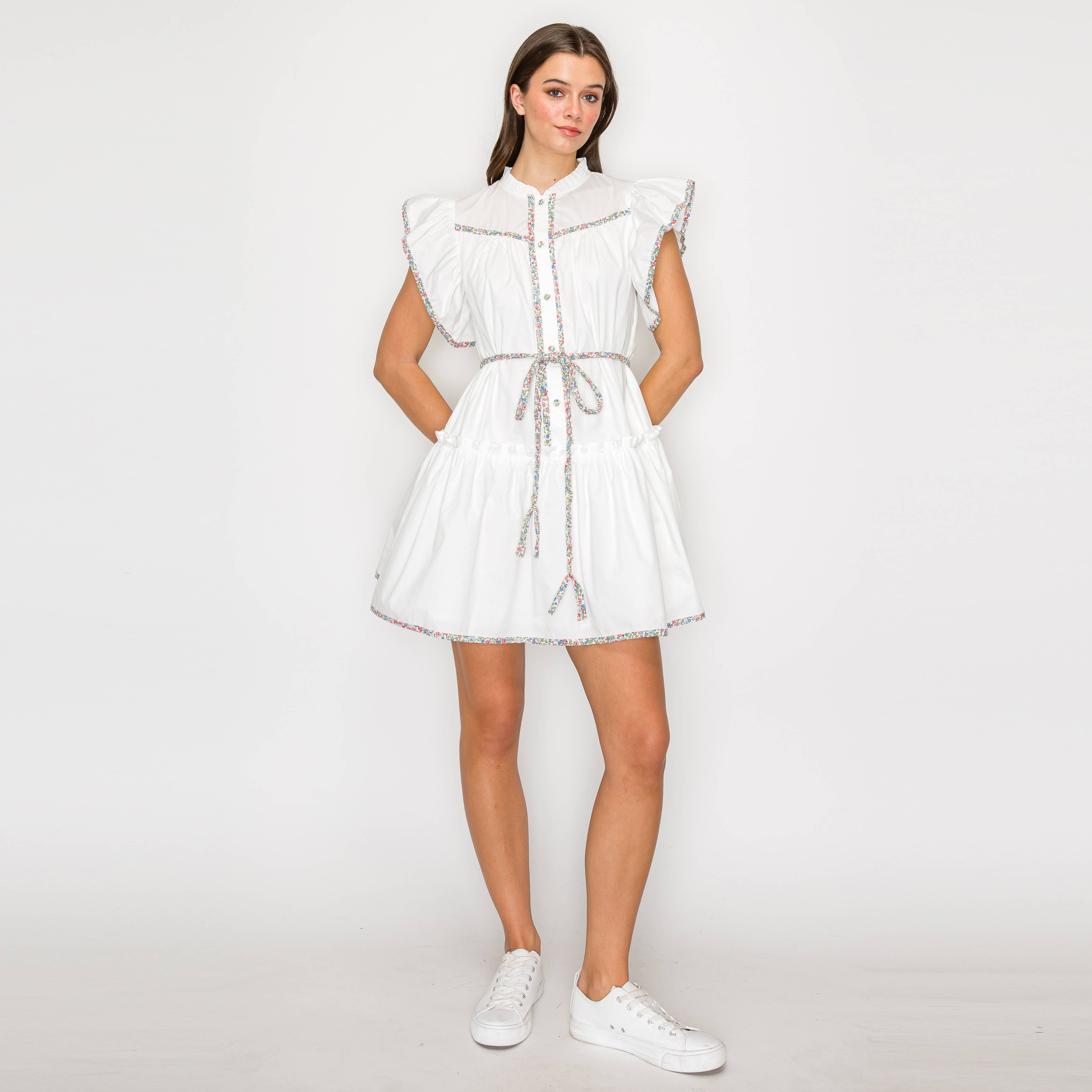 Sweet White Mini Dress