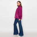Good plum satin blouse