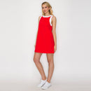 Red & White Retro Mod Look Mini dress