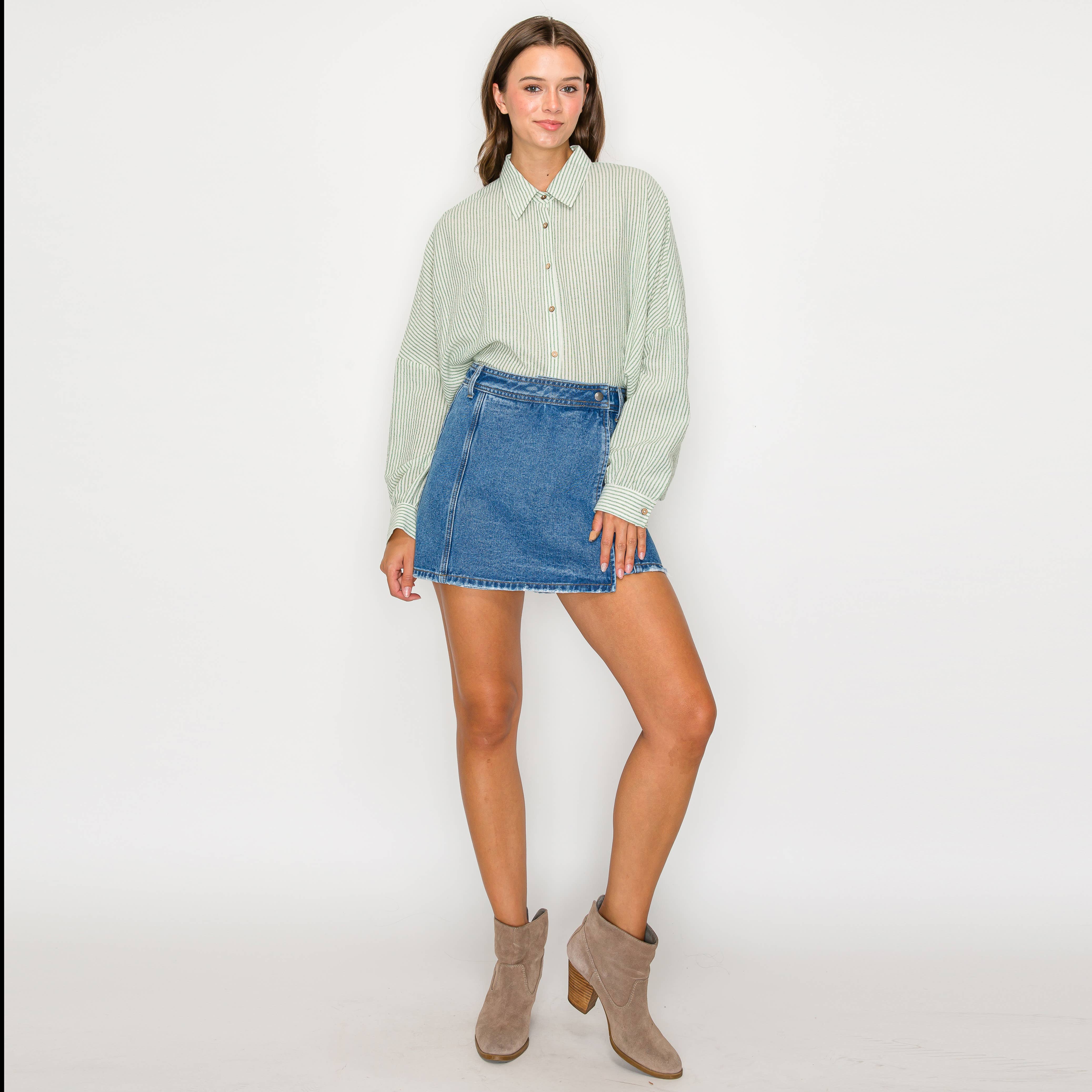 Oversized shirts lover - SAGE