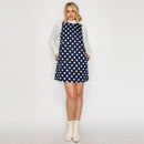 I LOVE POLKA DOTS Navy Mini Dress