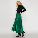 ESSENTIAL Satin Skirt for Every Girl - Dark Green
