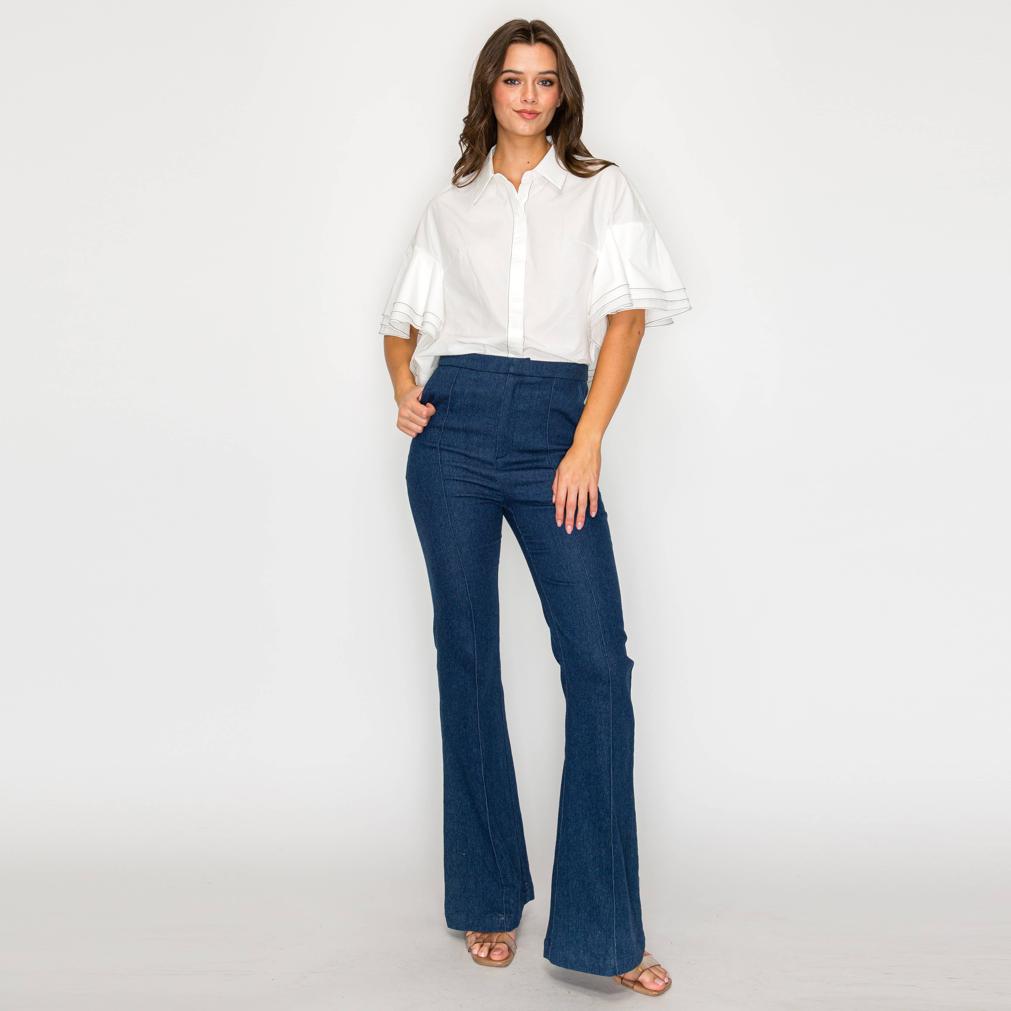 Atelier Ruffle Sleeve Shirt