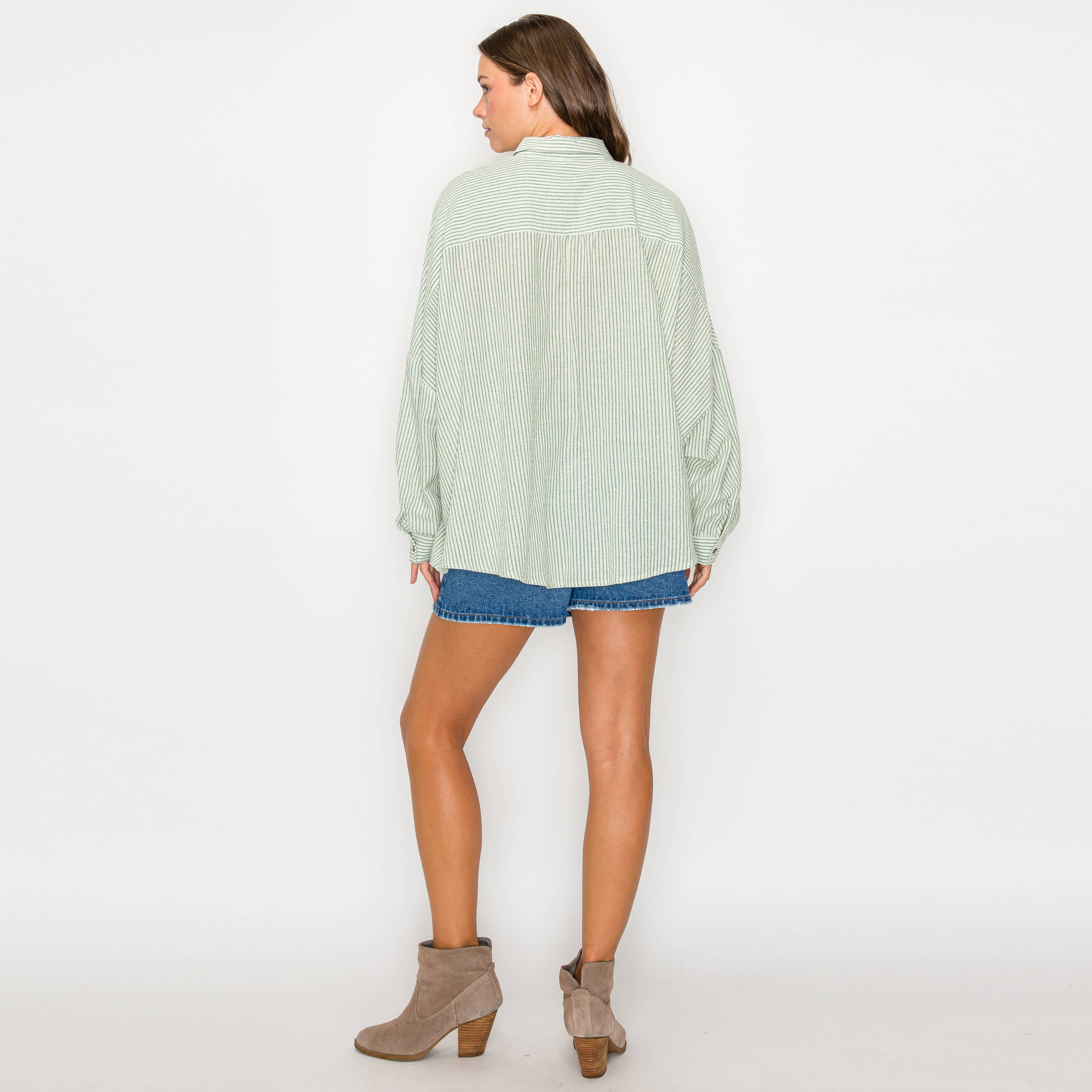 Oversized shirts lover - SAGE