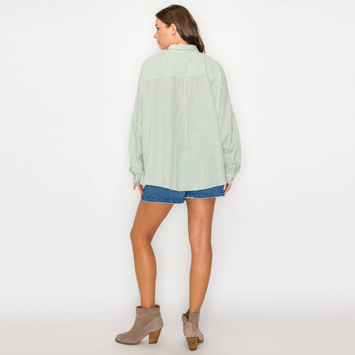 Oversized shirts lover - SAGE