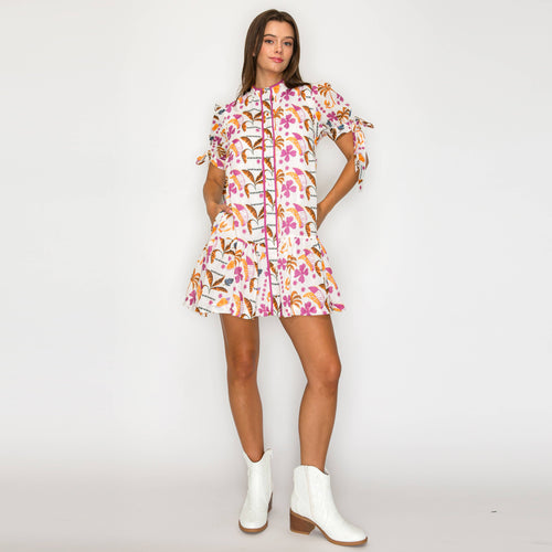 Palm Tree Desert Mini Dress