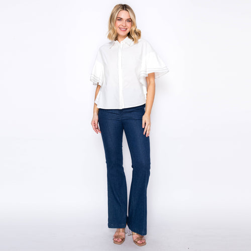 Atelier Ruffle Sleeve Shirt