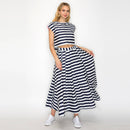 Marin Stripe Top & Skirt Set - LWT2080 - SET