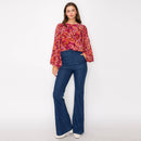 Gypsy Paisley Dramatic Sleeve Blouse