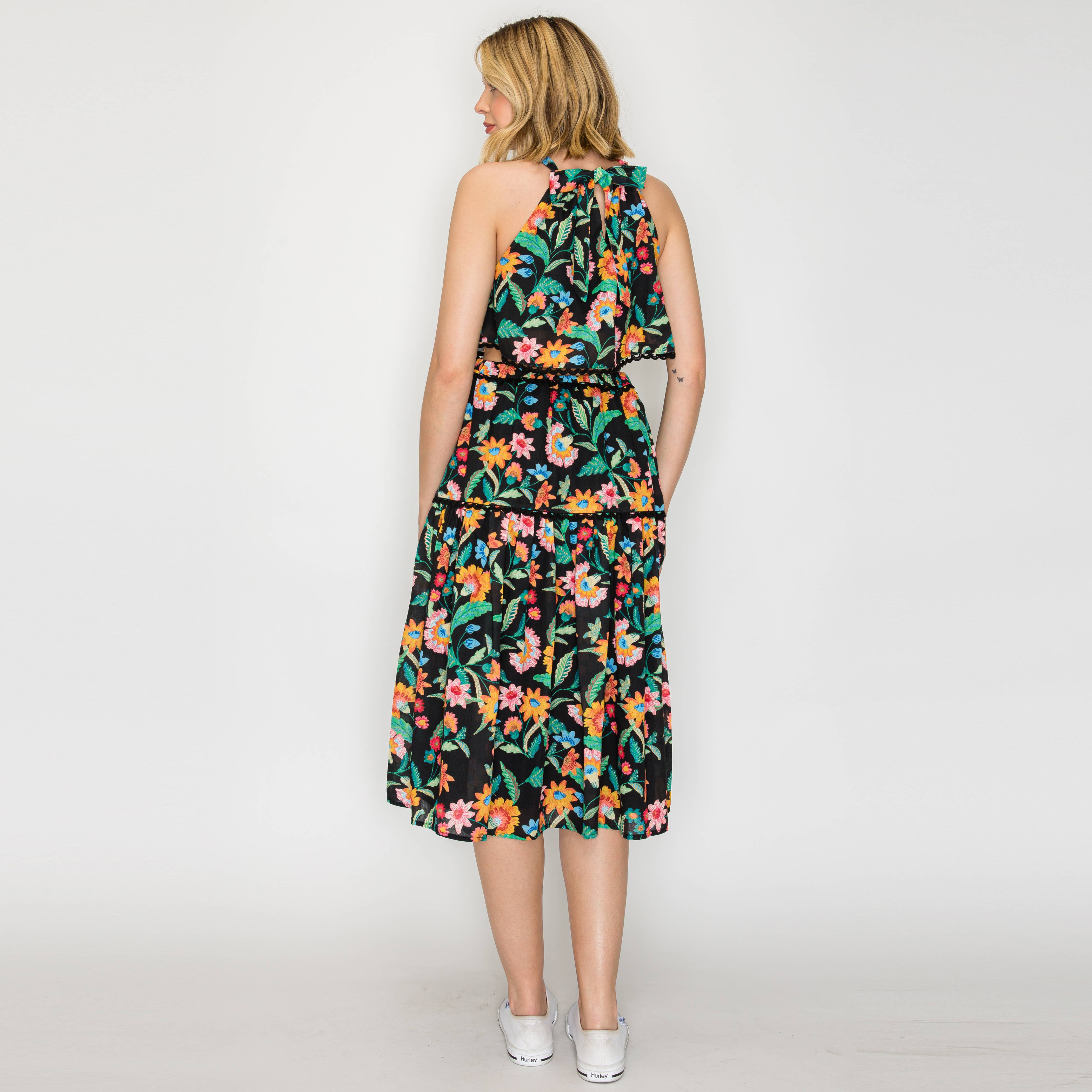 Colorful Jacobean in Black Set