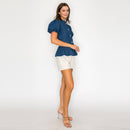La Belle Denim Blouse