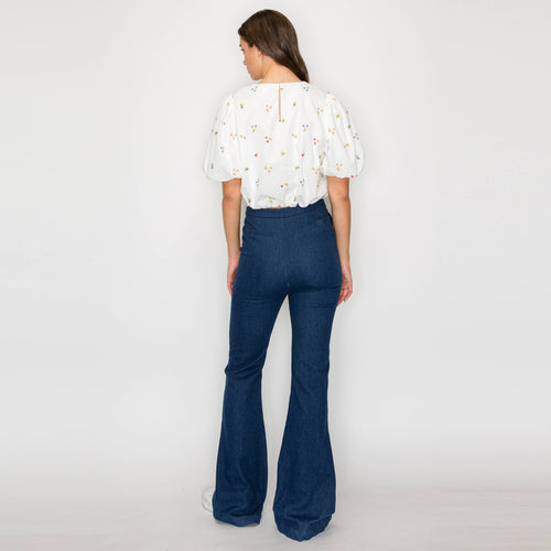 Cherry Cherry Cherry Crop Top With Bow