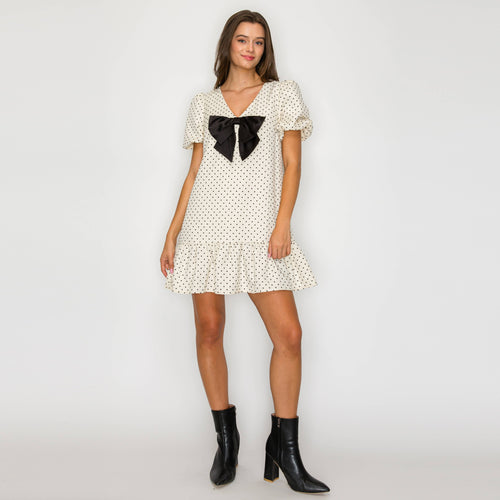 Classic is forever Polka dots Mini Dress
