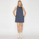 I LOVE POLKA DOTS Navy Mini Dress