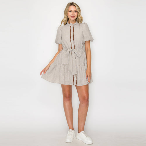 Tortilla Stripe Mini Dress