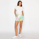 Garden Flower Print Shopper Bag Shorts