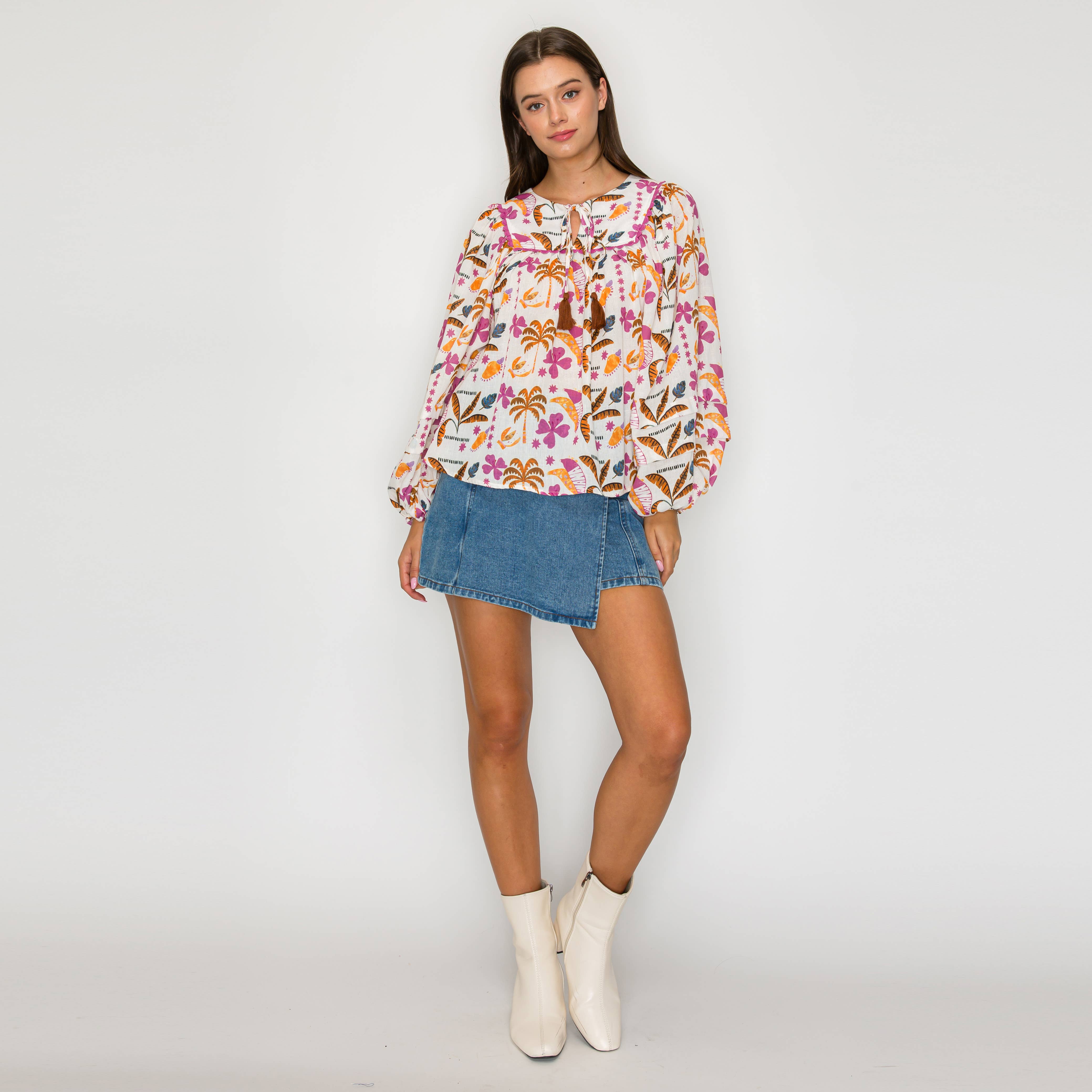 Palm Tree Desert Blouse
