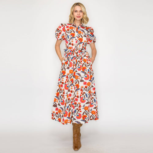 Festival Dream Shirts Midi Dress