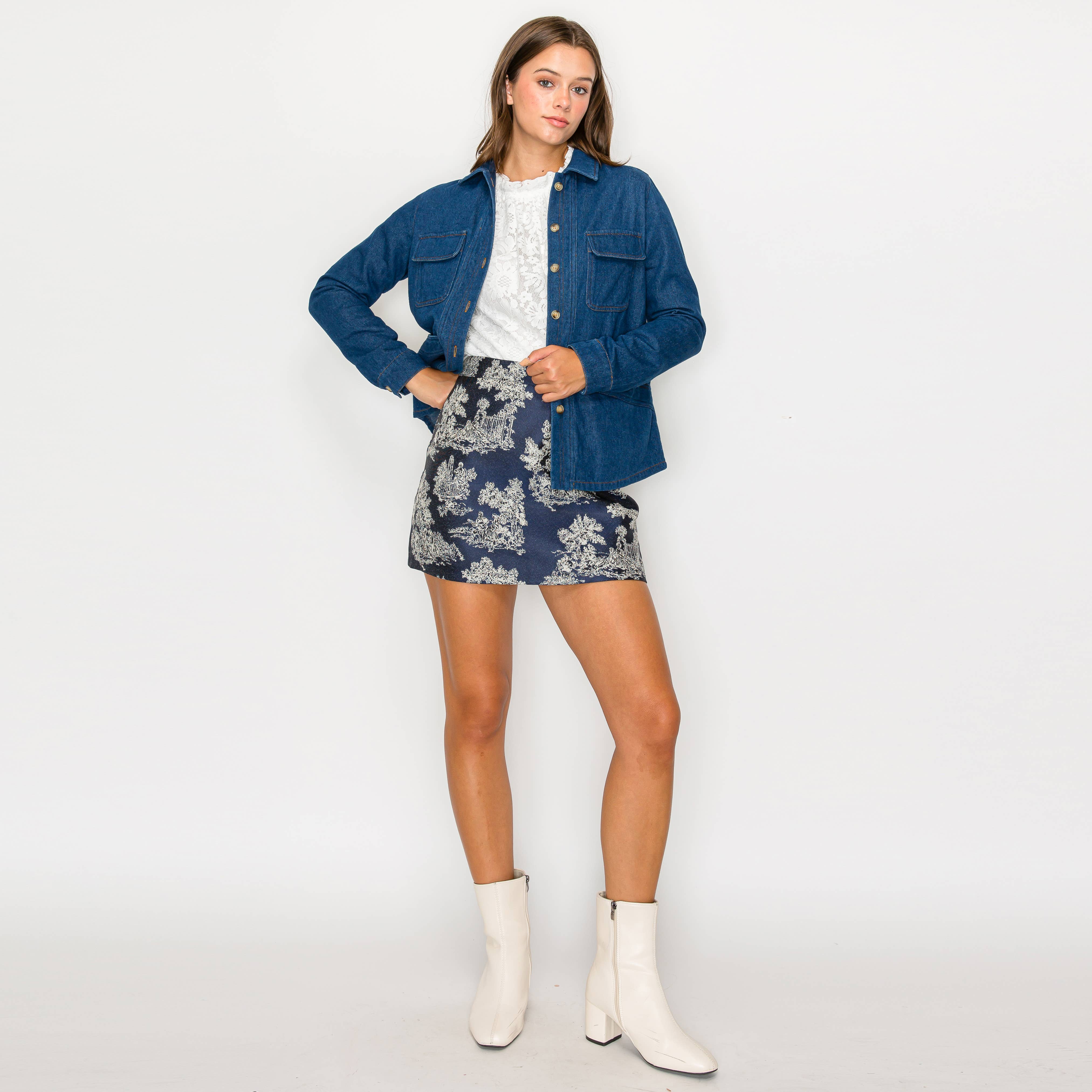 Classic denim worker jacket