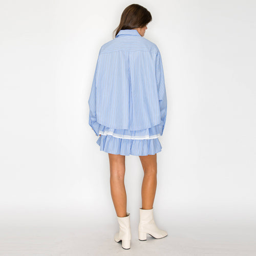 Blue Skies Boxy Stripe Shirt