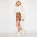 MONTANA Embroidery mini skirt