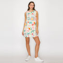 Retro Tropical Vives Mini Shift Dress