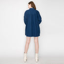 Denim mini dress