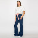 Cherry Cherry Cherry Crop Top With Bow