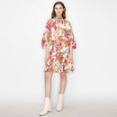 Floral print mini dress