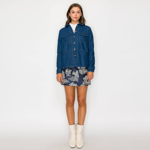 Classic denim worker jacket