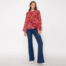 Gypsy Paisley Dramatic Sleeve Blouse