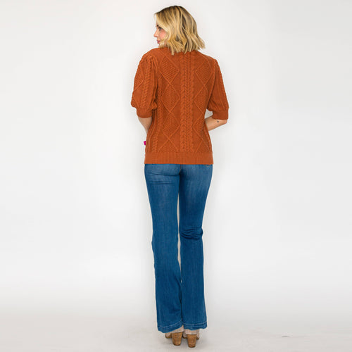 Love Love Bow Sweater Top - LWSW1202