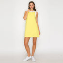 Lemon & White Retro Mod Look Mini dress - LWD2903