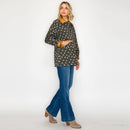 Meadow Stroll Floral Quilted Barn Jacket