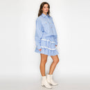 Blue Skies Boxy Stripe Shirt
