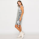 Sparkle little star mini dress - SILVER