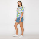 Blooming Flower Print Cotton Top