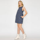 I LOVE POLKA DOTS Navy Mini Dress