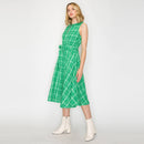 Pretty Green Checker Boucle Mini Dress