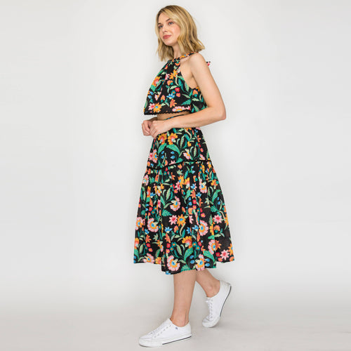 Colorful Jacobean in Black Set