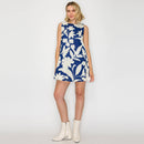 The Four Seasons Shift mini Dress in Navy