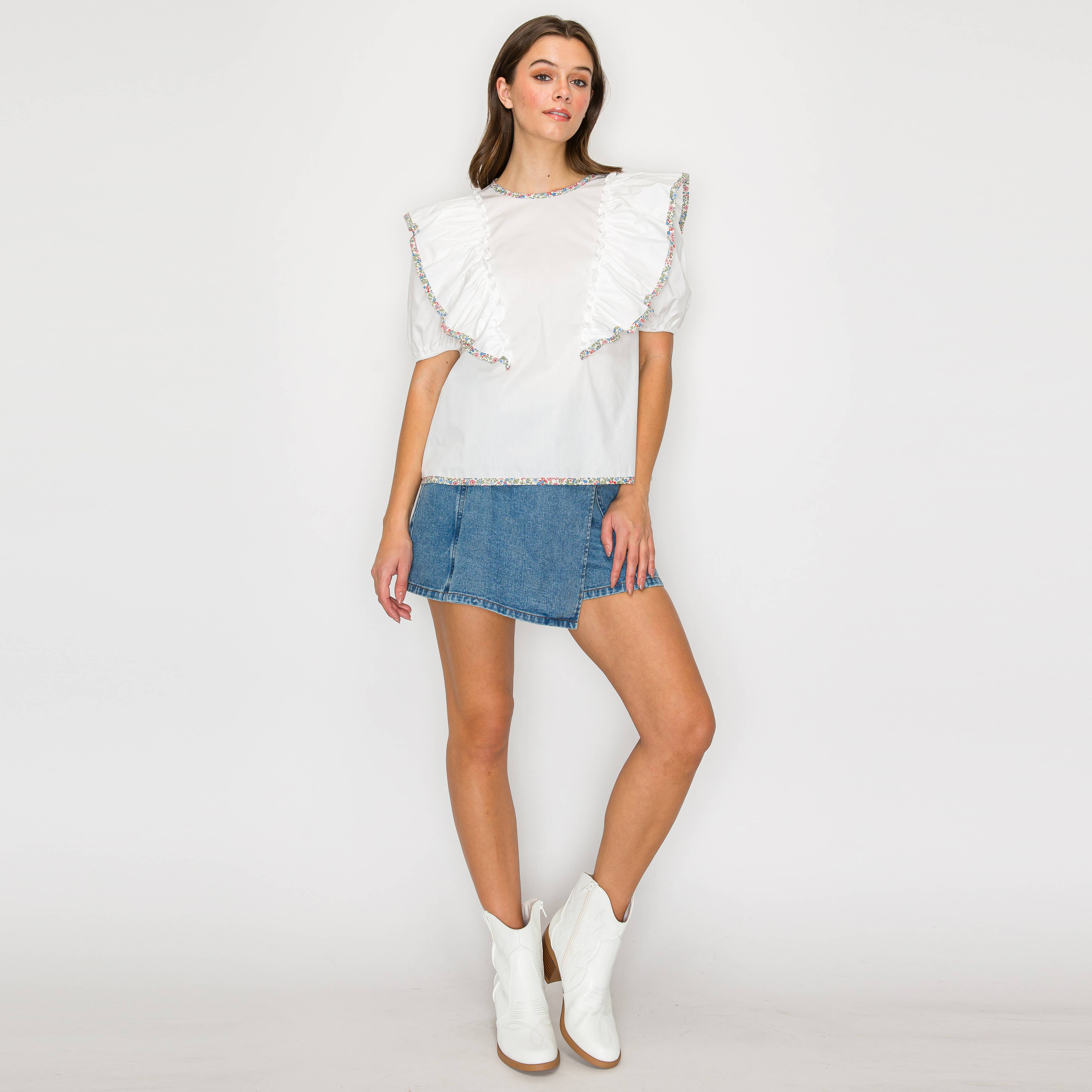 Sweet White Blouse