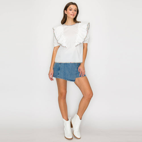 Sweet White Blouse